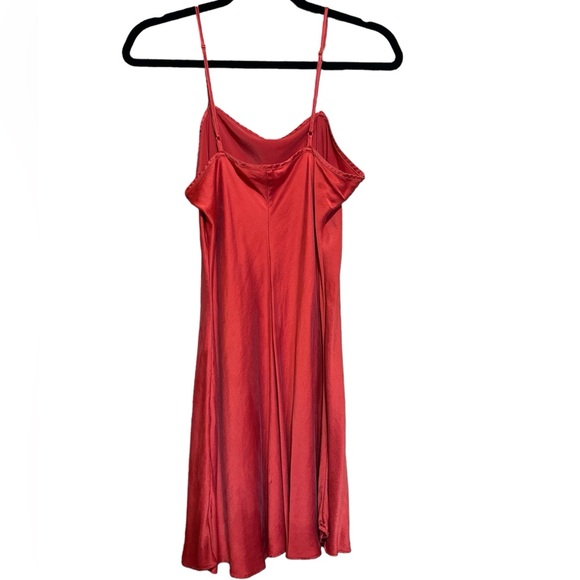 Vintage Victoria’s Secret Red Silk Nightie Slip Dress - Picture 4 of 6